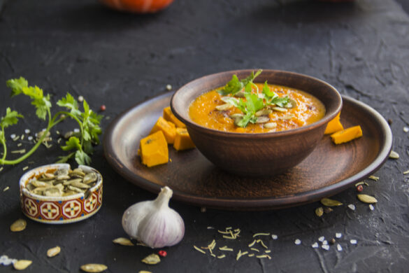 Thaise curry pompoensoep