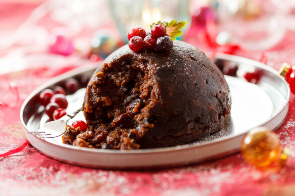 Engelse kerstpudding uit de slowcooker