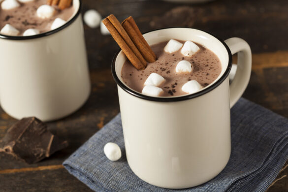 Warme chocolademelk uit de slowcooker