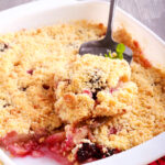 Crumble van stoofperen