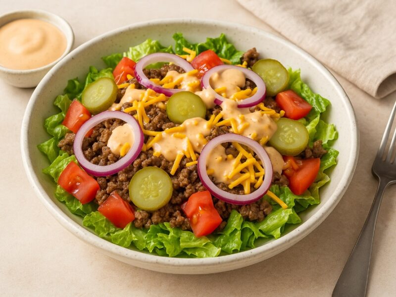Cheeseburger salade