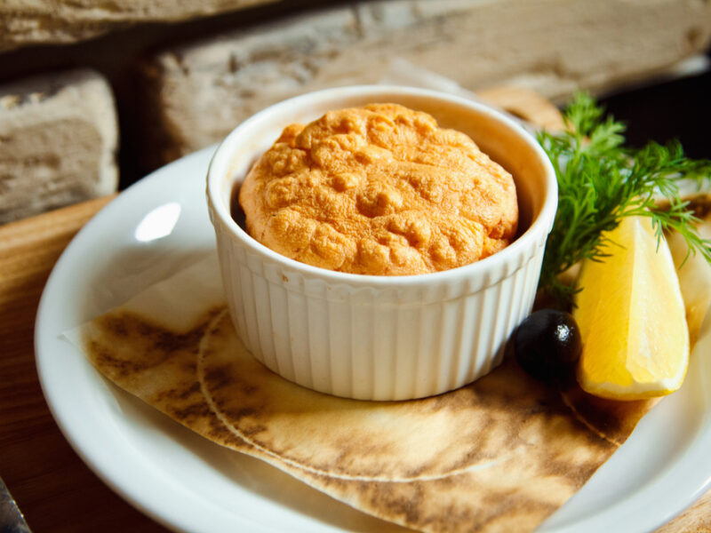 soufflé van zalm