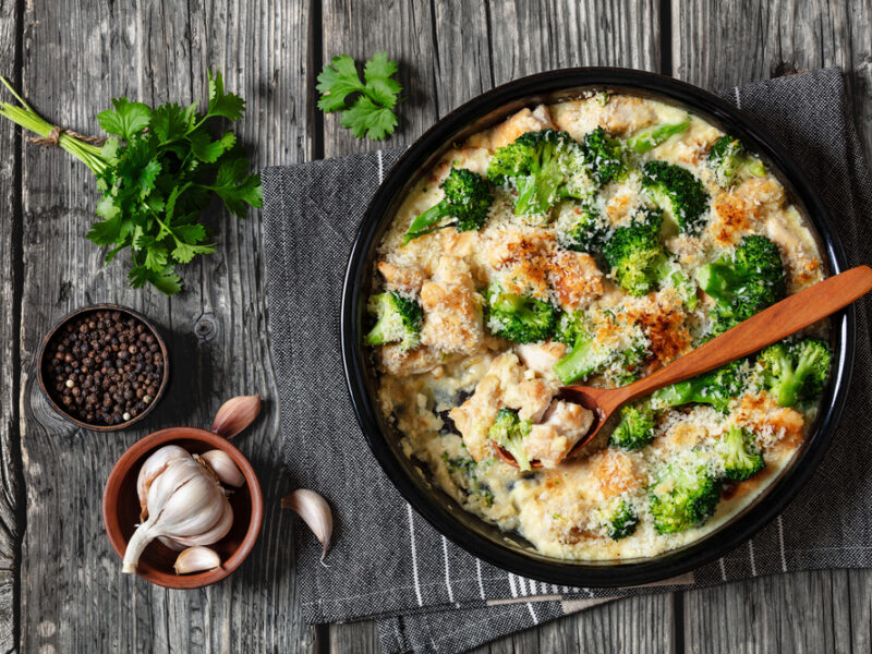 Kip-broccoli ovenschotel